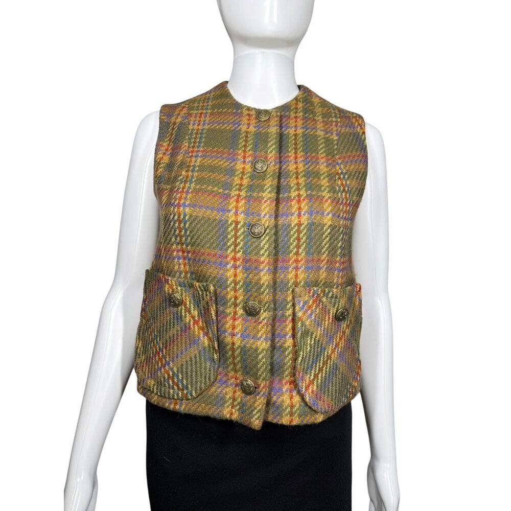 Vintage 50s / 60s Flannel Heritage Vest XS